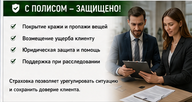 Клининг — Повреждение паркета химией — Со страховой защитой
