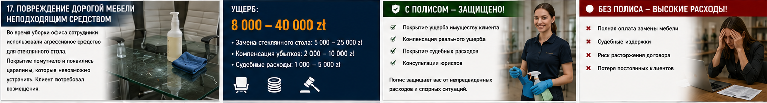 Клининг — Травма уборщика на объекте — strip