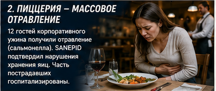 HoReCa — Отравление и проверка Sanepid — Вводные