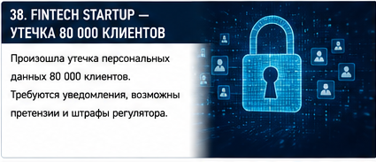 IT и технологии — Утечка данных у финтех-стартапа — Вводные