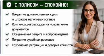 Профессиональные услуги — Ошибка с VAT в бухгалтерском бюро — Со страховой защитой