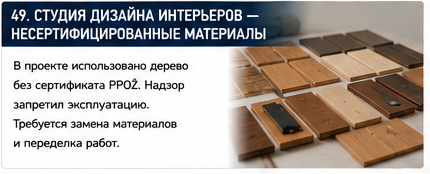 Профессиональные услуги — Несертифицированные материалы в дизайн-студии — Вводные
