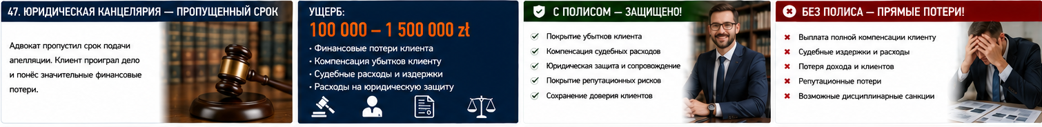 Профессиональные услуги — Пропущенный срок у юристов — strip