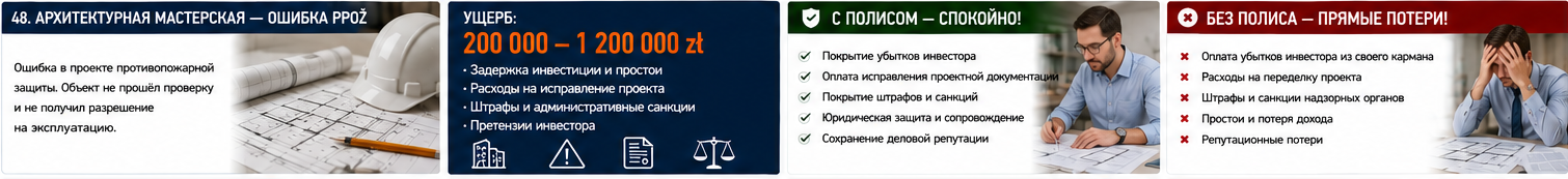 Профессиональные услуги — Ошибка по пожарным требованиям у архитекторов — strip