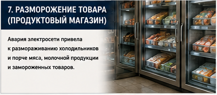Розница и торговля — Перепад напряжения и разморозка товара — Вводные