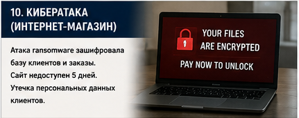 Розница и торговля — Ransomware в интернет-магазине — Вводные