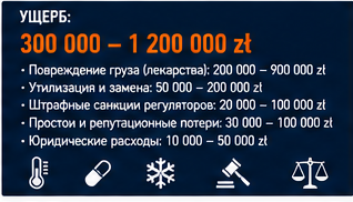 Транспорт и логистика — Авария при перевозке фармы — Инцидент