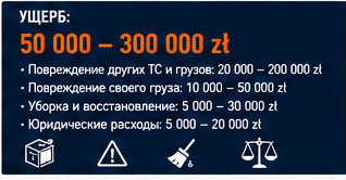 Транспорт и логистика — Падение палет у транспортной компании — Инцидент